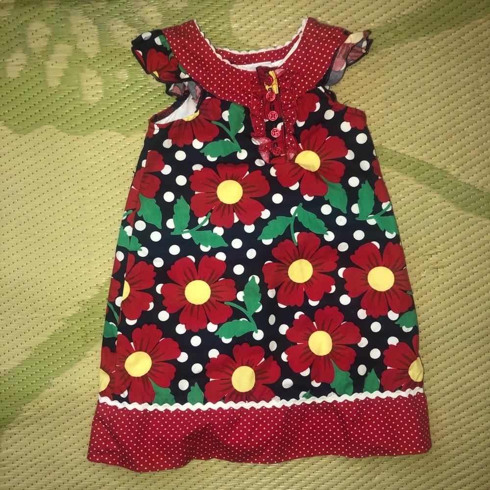 Floral baby girl dress